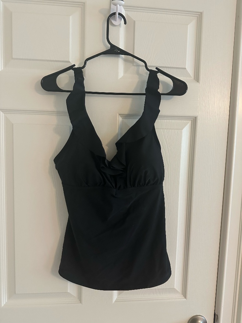 DKNY Black Tankini Top
